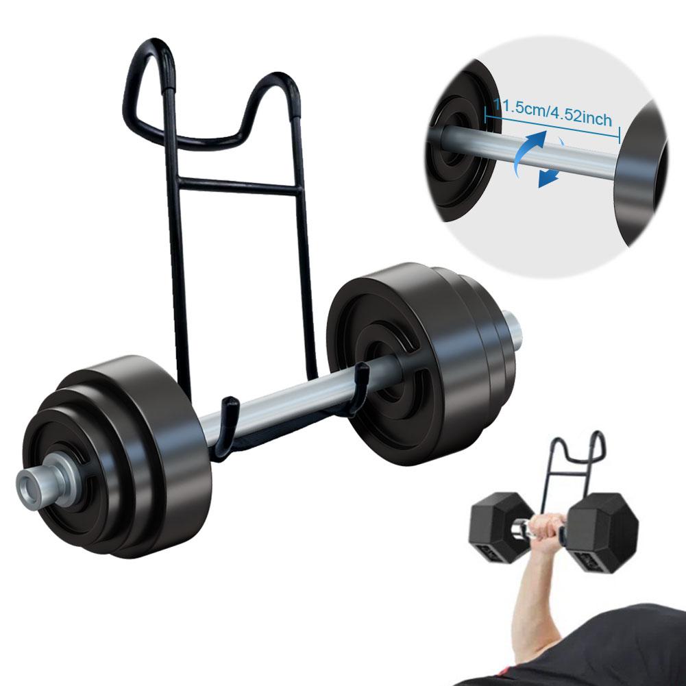 Dumbbell Spotter Hooks Hanger Heavy Duty Dumbbell Hooks with Wrist Wrap Heavy Power Dumbbells Rack Attachments Safety Connector