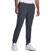 UA Pantalon de Sport Tricoté Conique Couleur Unie Homme Bas Navy-Blue 1382929-044