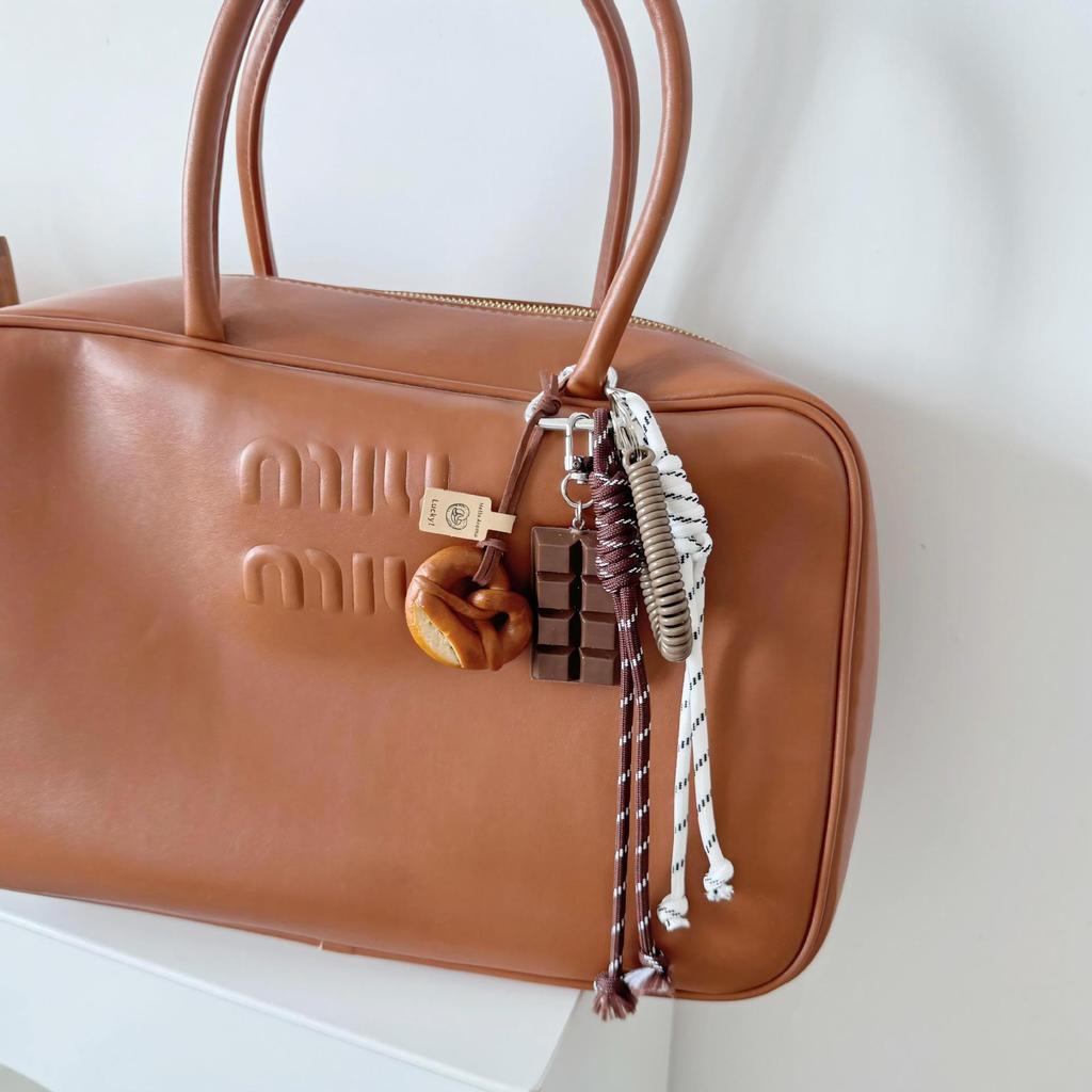 Lye Series Bagel Bag Keychain Pendant & Lanyard Accessory