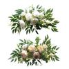 Artificial Flower Swag for Wedding Reception Backdrops Party Table Decoration Wedding Welcome Sign Flower Arrangement