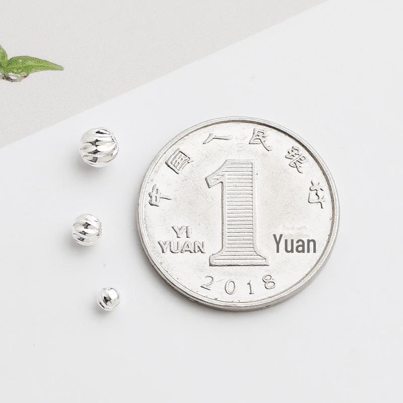 s925 Sterling Silver Twisted Spacer Beads for DIY Necklace, Bracelet & Jewelry Making