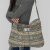 All-Season Oxford Graphic Shoulder Bag _ [Aztec Blue]