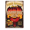 Retro DAD'S BBQ Metal Tin Signs, Decorative Plaque, Wall Decor for Barbecue, Bar, Pub, Kitchen, Party Zone, Vintage Metal Plate