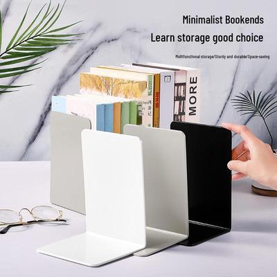 Large Desktop Book Stand with Clip and Bookend - Creative Student Book Holder Organizer