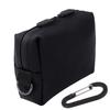 [GLOBAL BOX] Small, Waterproof Gadget Pouch with Carabiner, Compact Gadget Pouch for Men, Mini, Black