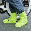 High Top Waterproof Cycling Shoe Cover With Elastic Cuff For Easy On Off Reflective Safety Features For Night Riding