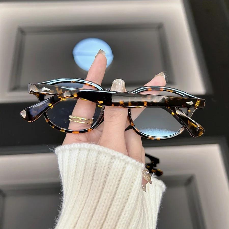 Vintage Round Glasses Women Men Brand Oval Retro Eyeglasses Frame Male Clear Lens Unisex Outdoor Transparent Lens