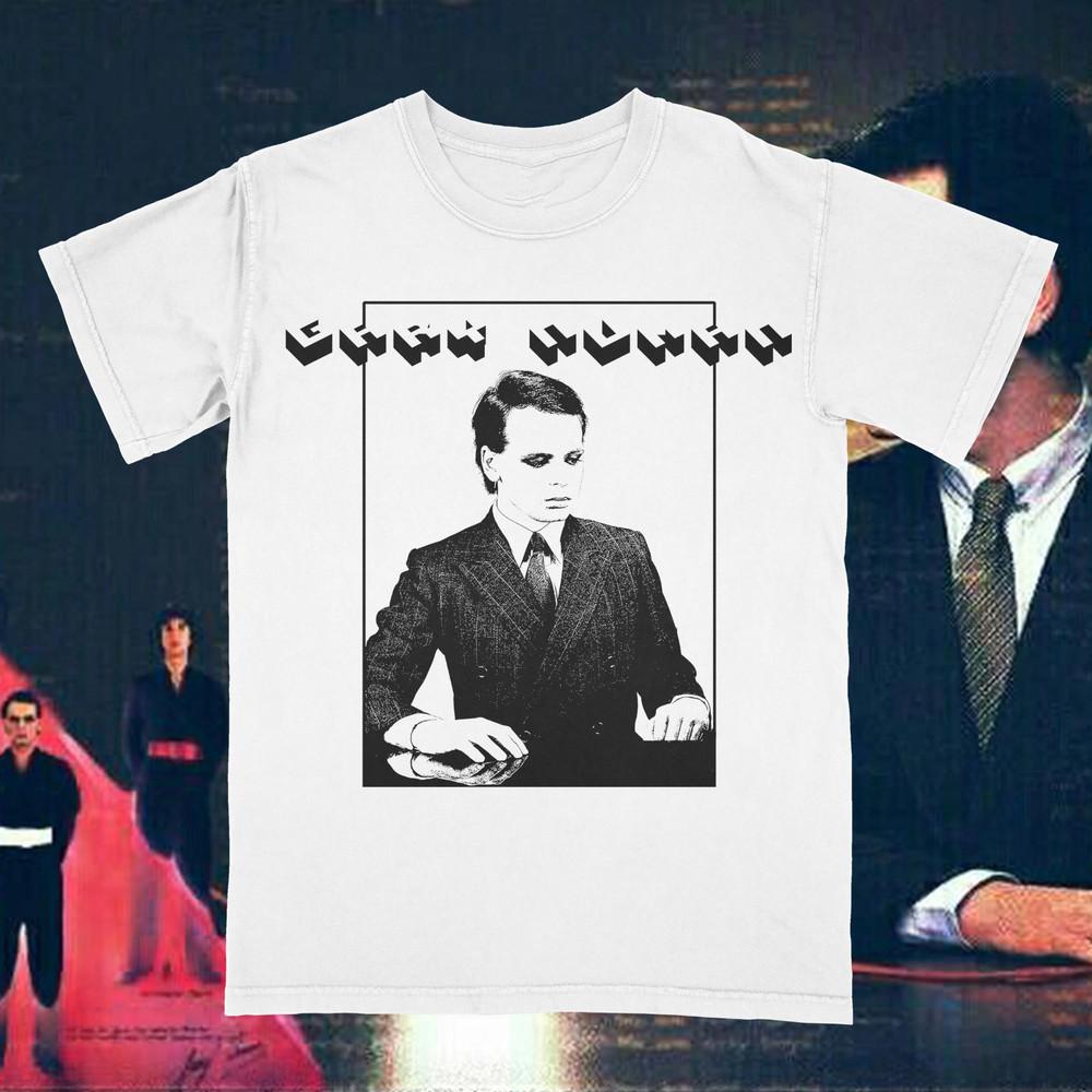 Gary Numan white S-5XL T Shirt Concert cotton Tee Unisex T-Shirt XXXXL