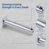 2PCS Silver Mini Excavator Bucket Pin Durable Bucket Pin for Bobcat e20 Doushan DX17 For Bobcat e20