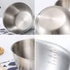 17/19/24,5CM Roestvrijstalen Saladekom met Schaal voor Voedselopslag Eierbloem Mengkom Fruit Groente Noedel Container