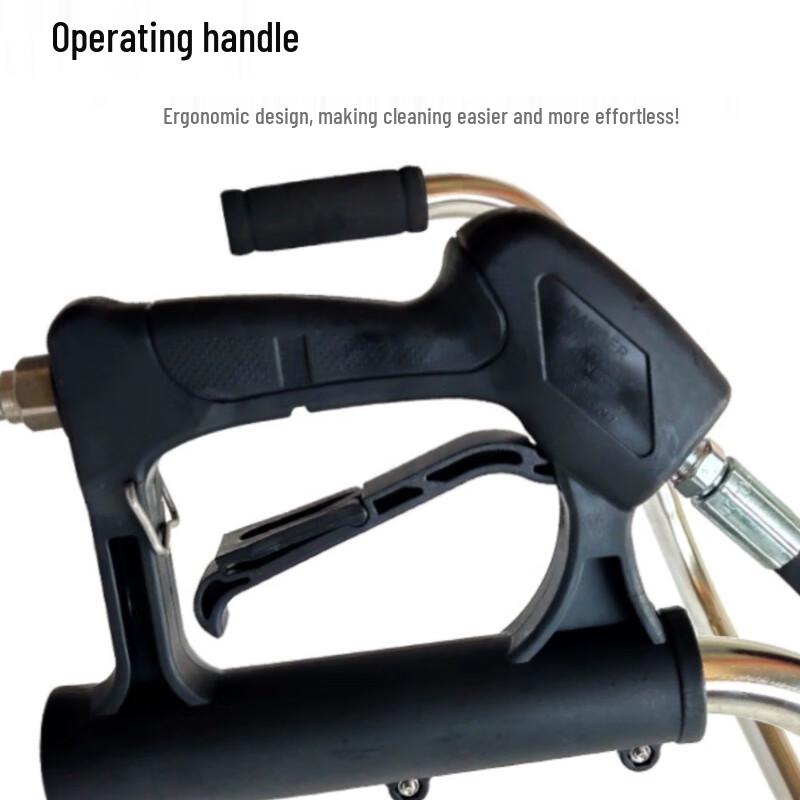Stainless Steel Hand-Push Floor Scrubber CN plug (adapter included)
