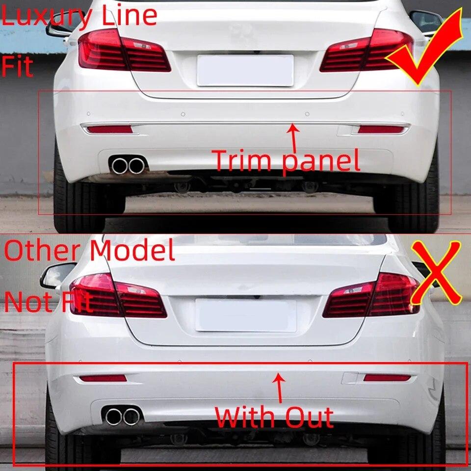 For BMW 5 F10 Luxury Line 520 525 528 530 535 LCI 2014 2015 2016 Car Rear Bumper Towing Hook Eye Cover Cap Hauling Trailer Lid