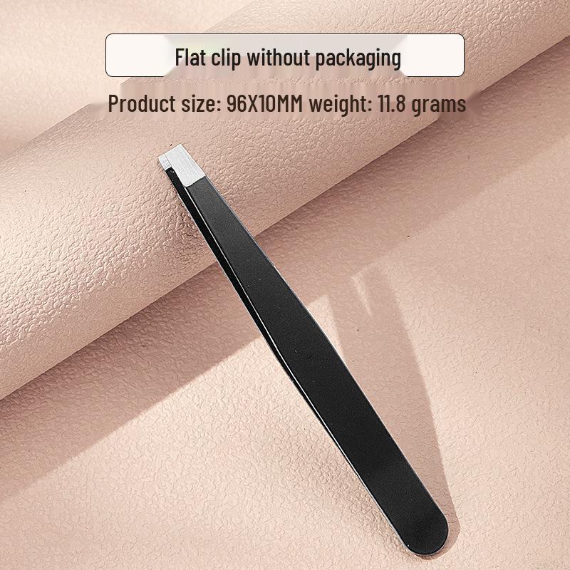 Stainless Steel 96-Piece Eyebrow & Beard Tweezers Set with Double Eyelid Stickers