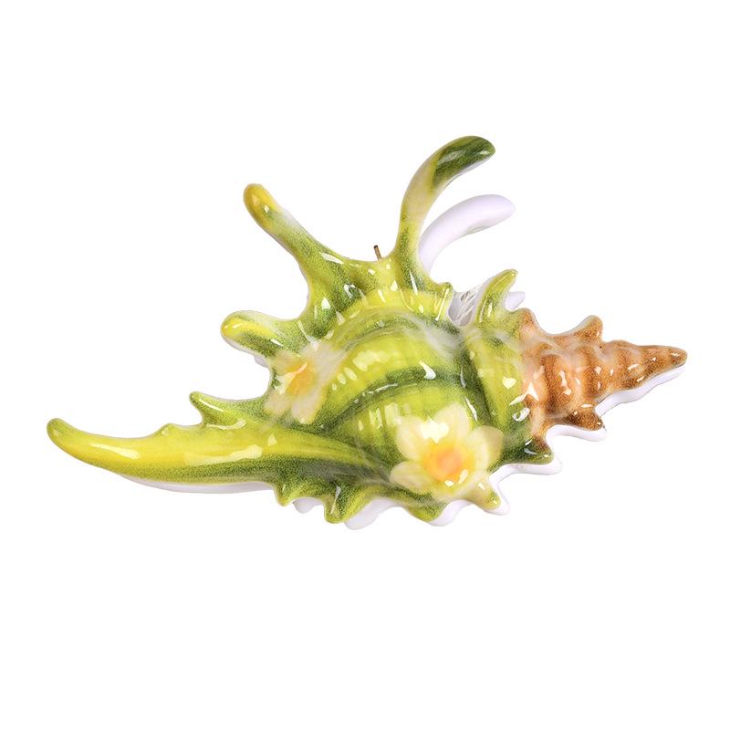 2025 UV Printed Conch Claw Clip: Summer Ocean Hair Accessory for Updo