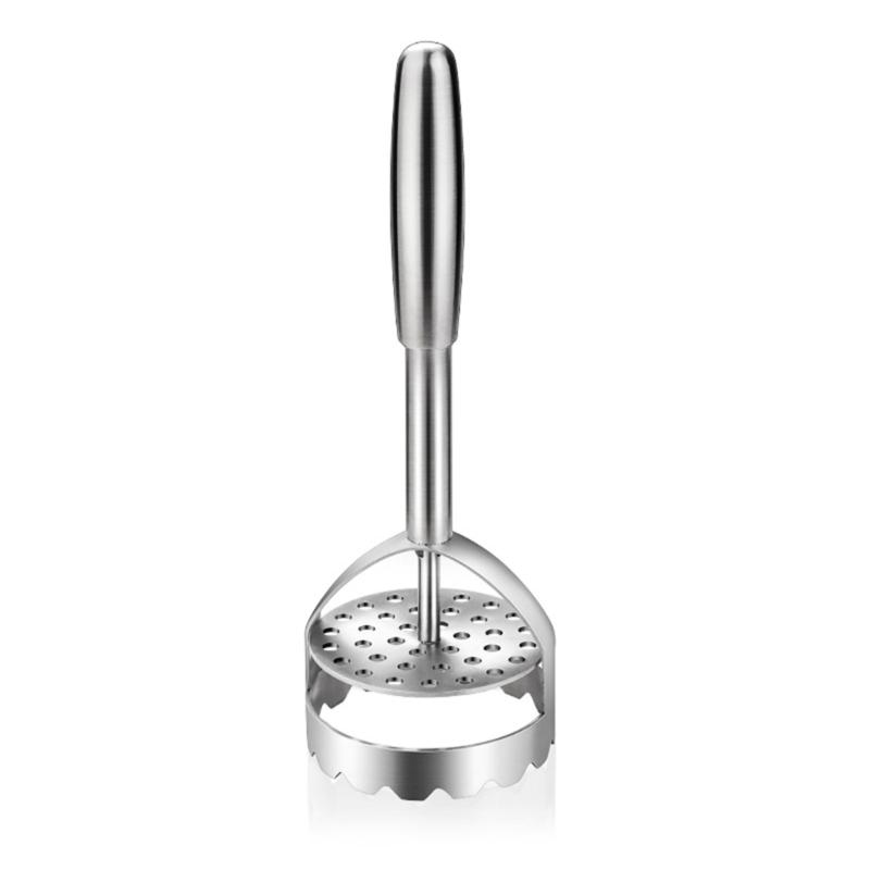 Pressed Potato Smasher Heavy Duty Food Masher Stainless Steel Potato Masher Crusher Kitchen Tool Easy to Clean 1