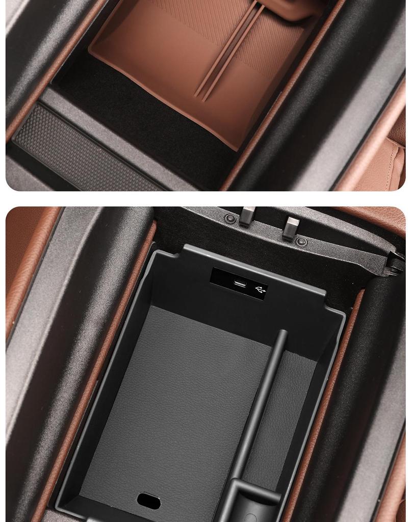 Silicone Storage Box for Mercedes GLE/GLS Center Console & Armrest