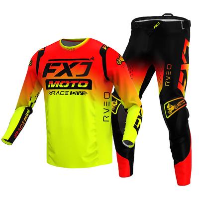 ערכות ג'רזי ומכנסיים מוטוקרוס חליפת מירוץ Racer Gear Set Off-Road MX Enduro MOTO ערכות גברים נשים הרים Downhill Combo אופנוע