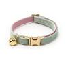 Cat Collar With Solid Color And Bell Decoration For Indoor And Outdoor Use