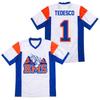 Moran 7 Castle 54 Tedesco 1 Jersey Blue Mountain State Football Tee Men Women Clothing V-neck Summer Tshirt Unisex