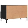 TV Stand Black 80 x 36 x 50 cm Particleboard