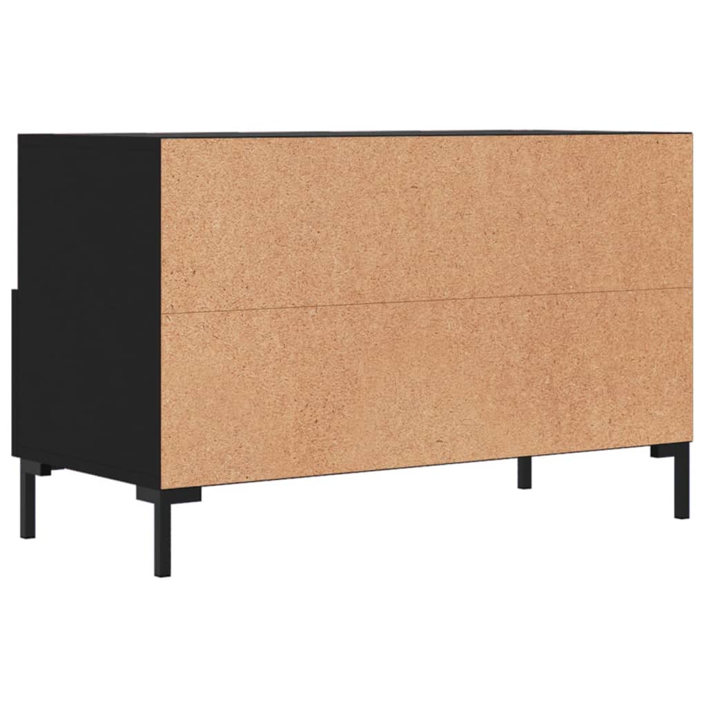 TV Stand Black 80 x 36 x 50 cm Particleboard