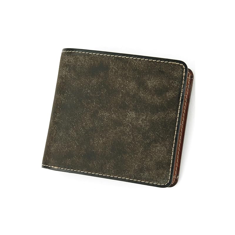 

[Corbo] bifold wallet genuine leather men s dark green CO-1LN-1701-60