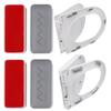 4pcs Toilet Seat Bumper Shockproof Anti-slip Toilet Cover Gasket Toilet Seat Cover Bathroom Hardware Buffer Bumpers Replacement
