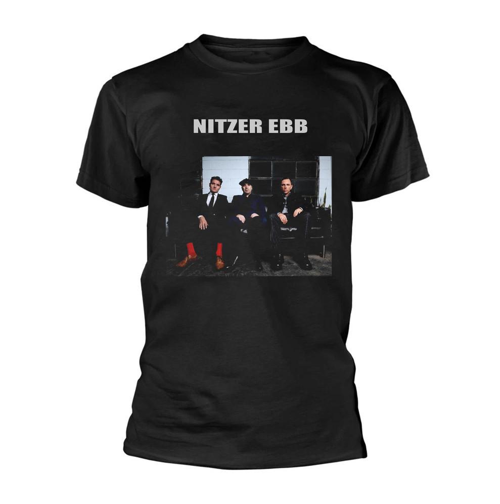 NEW Nitzer Ebb Black Cotton Tee Shirt Full size S5XL MI682 Unisex T-Shirt XXXL
