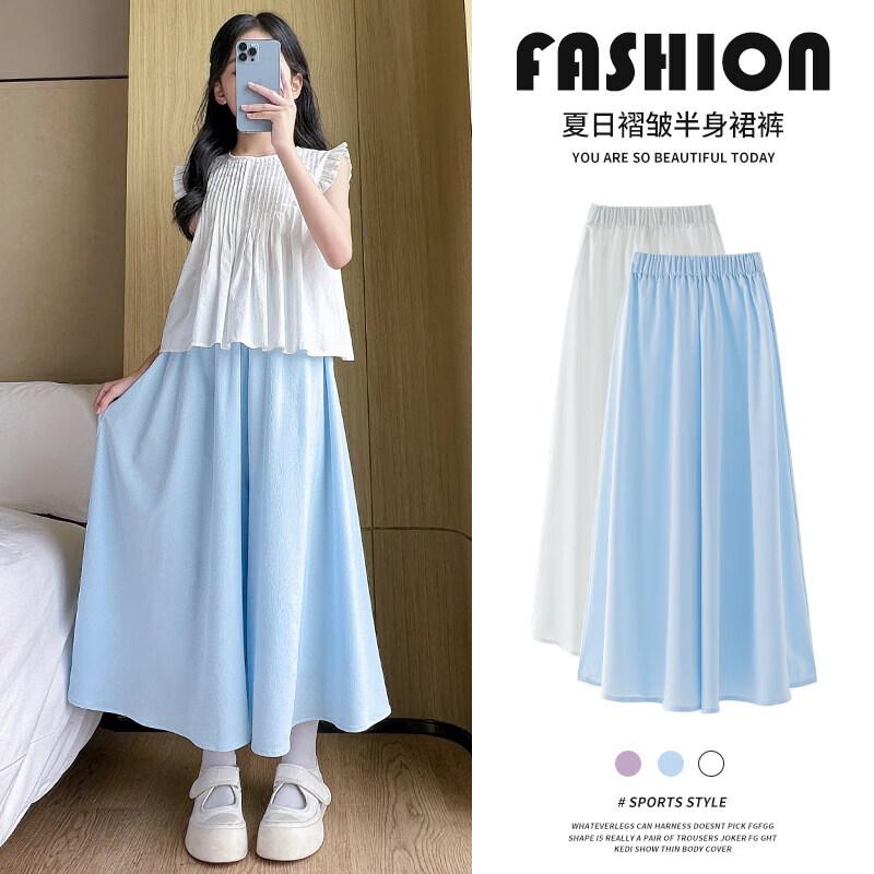 

Летние повседневные брюки Moonkids для девочек 2026 года, длиной до щиколотки 120cm