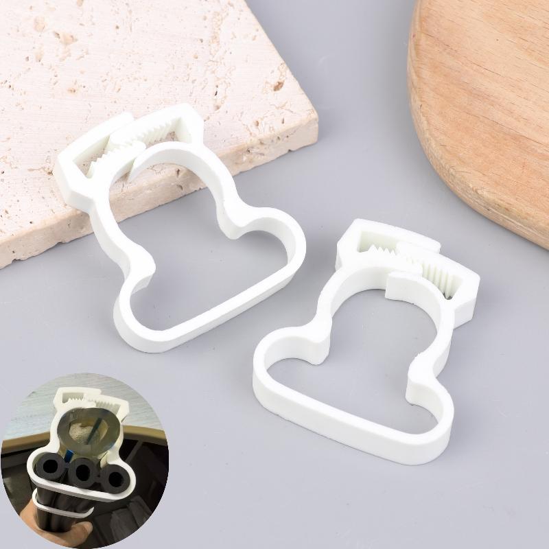 2Pcs Milking Machine Tube Triplet Air Hose Fix Clip Air Hose Plastic Clamps Pulsating Triple Tube Rubber Hose Organizing Clips