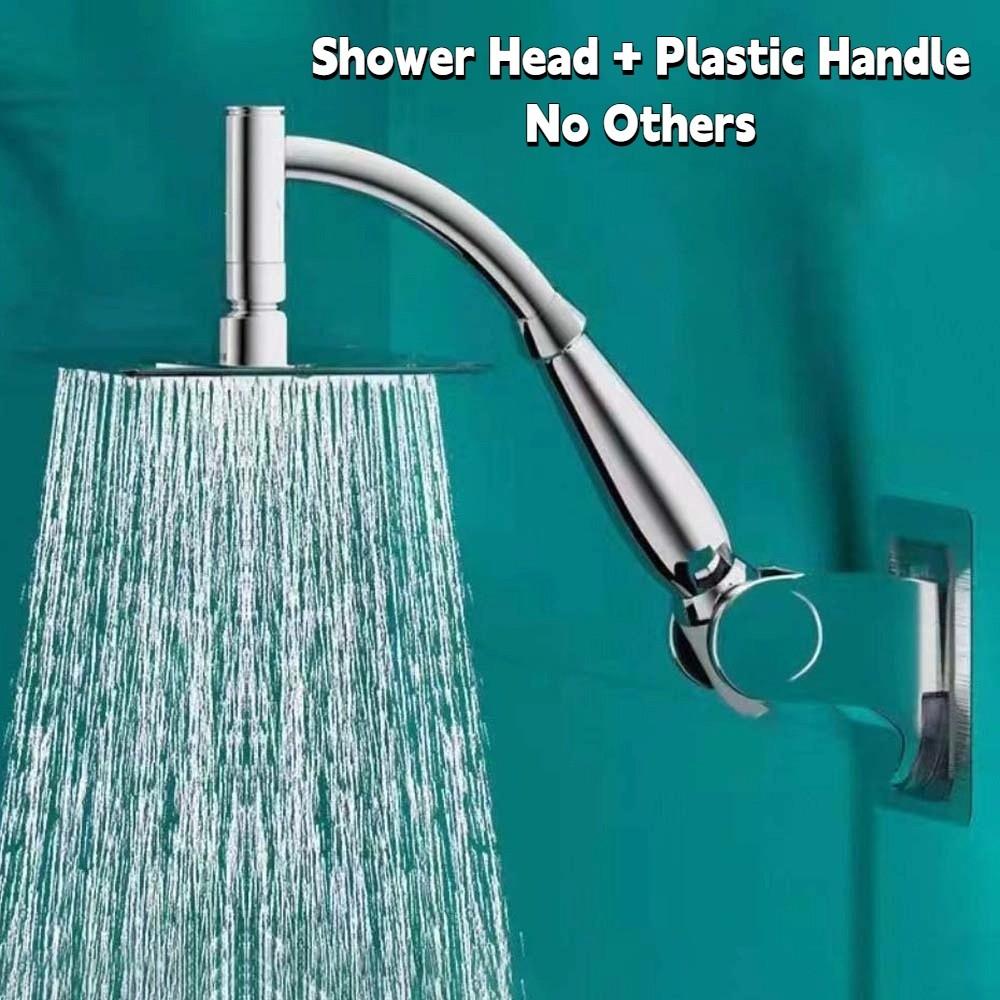 Round Pressurized Shower Nozzle Square Large Panel Showerhead Shower Heads High Pressure  Hotel