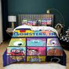 Exquisite Cartoon M-Monsters U-University Duvet Cover Pillowcase Bedding Set 2/3piece set Kids Boy Girl Single/Double/Queen Size