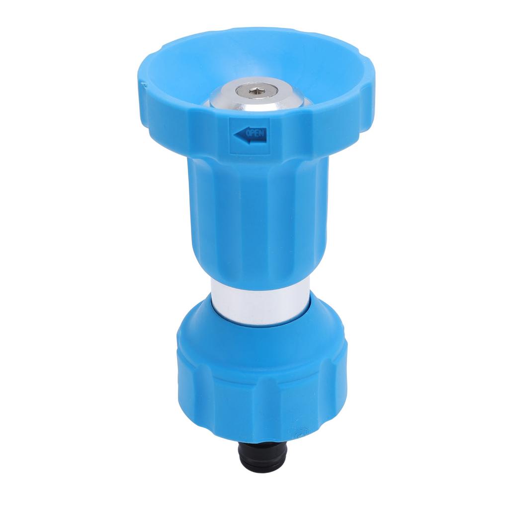 Garden Hose Nozzle Stainless Steel Fireman Style Heavy Duty Hose Nozzle Sprayer for Plants Watering