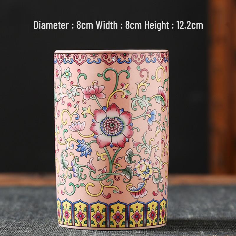 Antique Blue and White Chinese Porcelain Vase - European & American Handicraft for Flower Arrangements