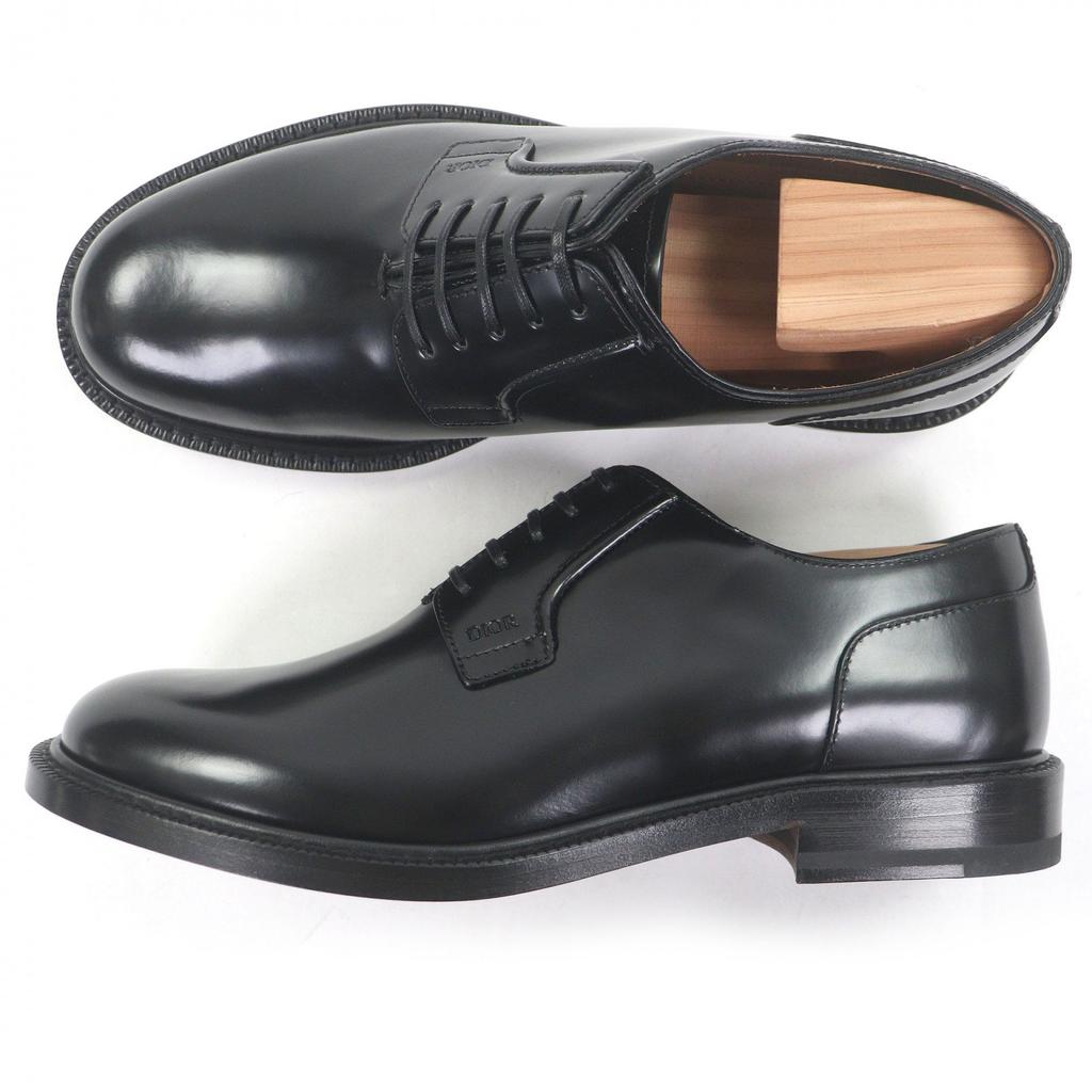 Pristine DIOR Leather shoes Evidence Lace-up derby shoes black leather mens 39 Used