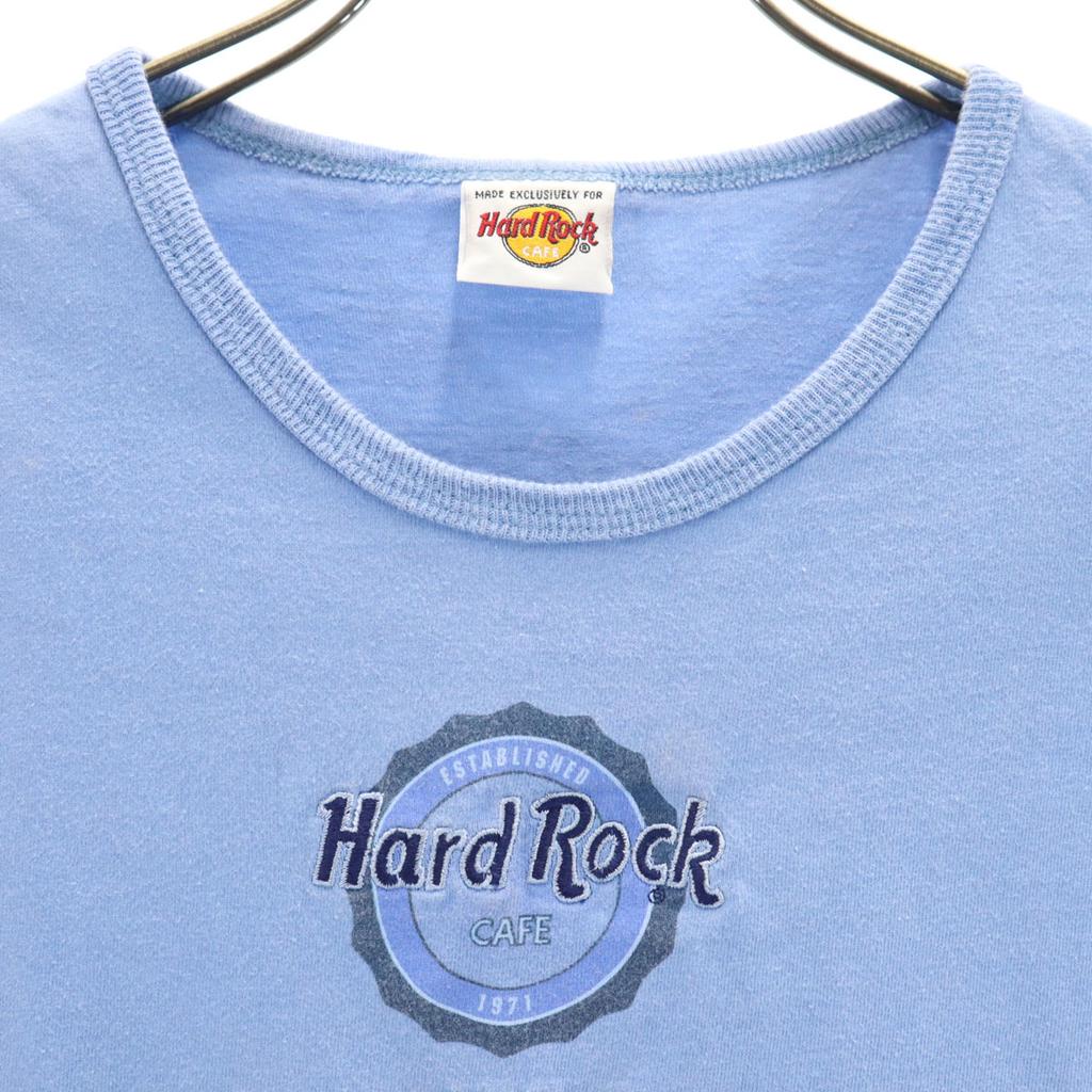 Hard Rock Cafe Made In USA Short Sleeve T-shirt S Blue Women Used