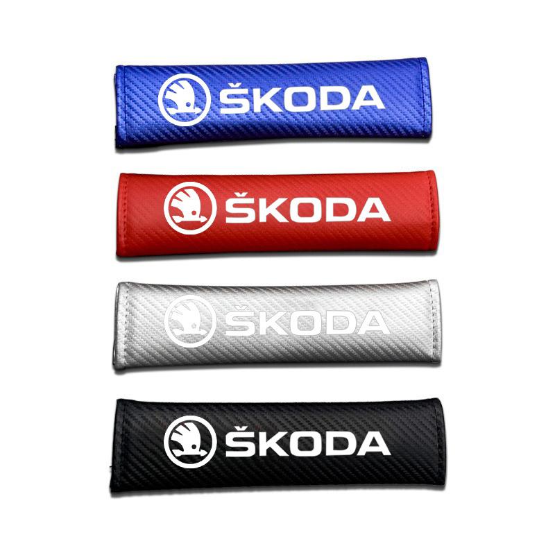 

Car Seat Belt Protect Cover Shoulder Neck Soft Pad Accessories For Skoda Fabia Superb Yeti Octavia Rapid Kodiaq Kamiq Karoq Vrs blue
