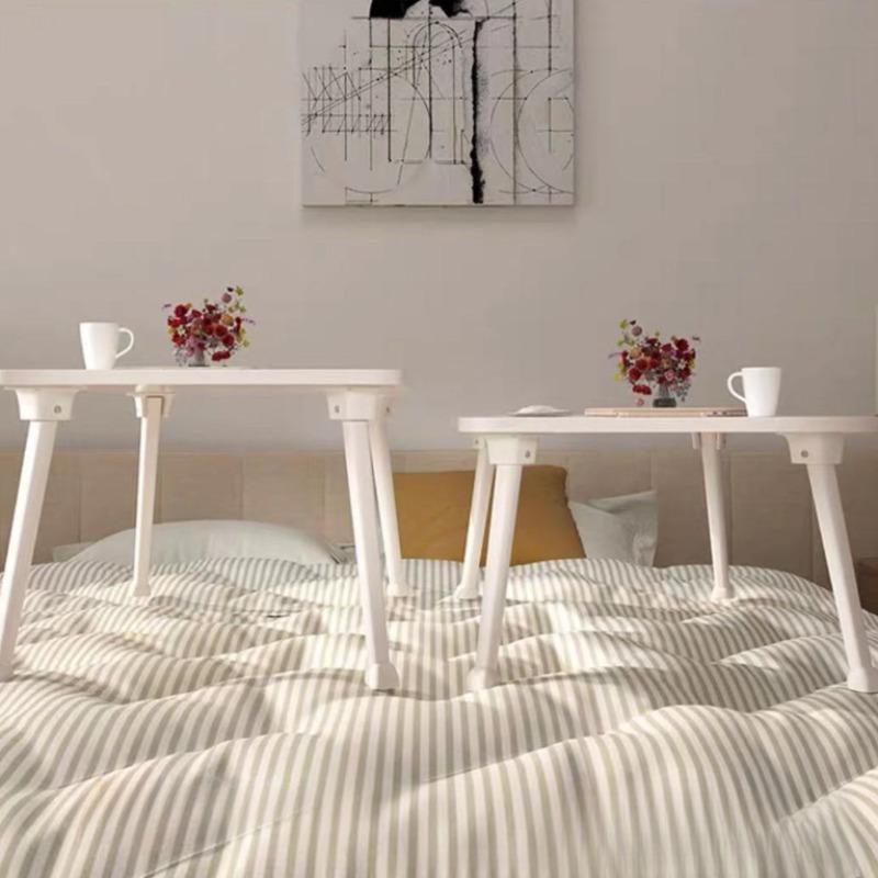 Foldable Laptop Bed Table Lap Table with Cup Holder Drawer Tablet Stand Laptop Bed Tray Table Portable Lap Table Foldable Legs