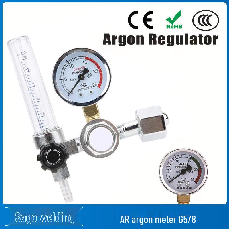 

Регулятор сварочного газа аргона и манометр для баллонов
