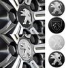 Car Sticker 2025 Hot 4PCS 60mm Car Wheel Center Hub Cap Emblem Covers For Peugeot GT 407 508 2008 5008 307 308 3008 206 207 208