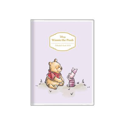 Sunstar Stationery Disney 2026 Weekly Planner, B6, Winnie the Pooh, Purple, S2958970