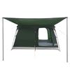 Family Tent with Roof Olive Green 380 x 260 x 190 cm Polyester