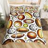 Football Sports Bedding Set,Football Duvet Cover 3D Print Quilt Cover Pillowcase king Queen Size Boys Adult Birthday Gift