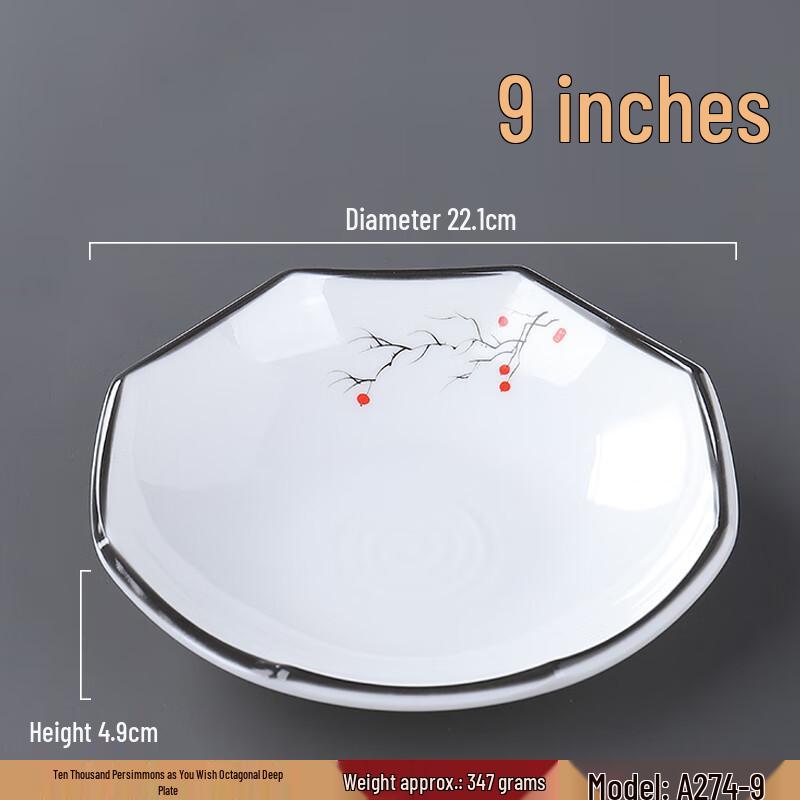 Melamine Restaurant Dinner Plates