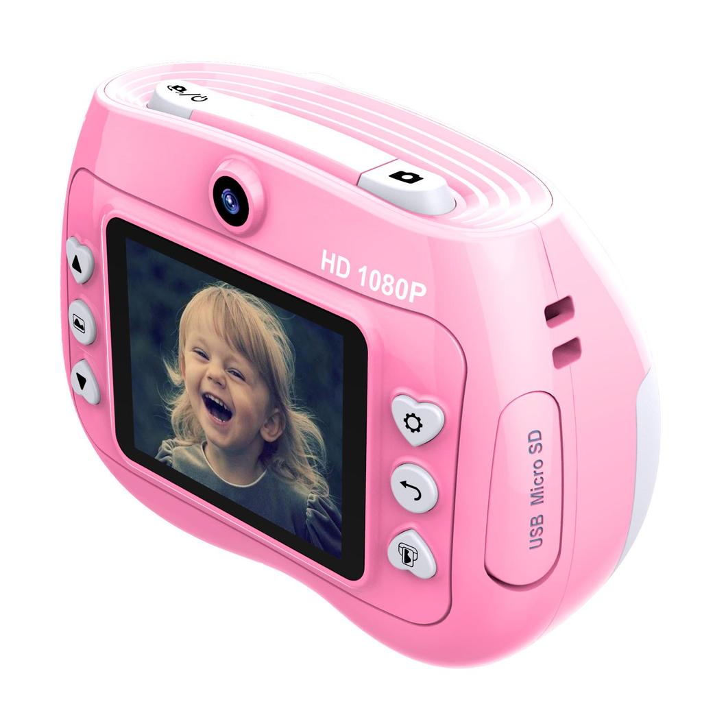 Kids   Print Camera 2 Lens 1080P Digital Video Camera for Kids Age 3+ Yrs Old 2.4 Inch Screen Toddler Travel Camera for Boys Girls with Color Pe