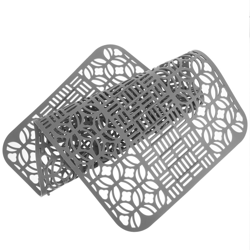 Gadpiparty Sink Sink Draining Water Drying Kitchen Drying Mat Mat, Protector, Silicone, Anti-Slip Mat, Hollow, Mat, Drain, Countertop, Sink, Pad,