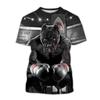 Boxerský pes Tričko s 3D potiskem Ležérní Móda Pánské Krátký rukáv Legrační mops Tričko Shiba Inu s kulatým výstřihem Roztomilá dětská trička