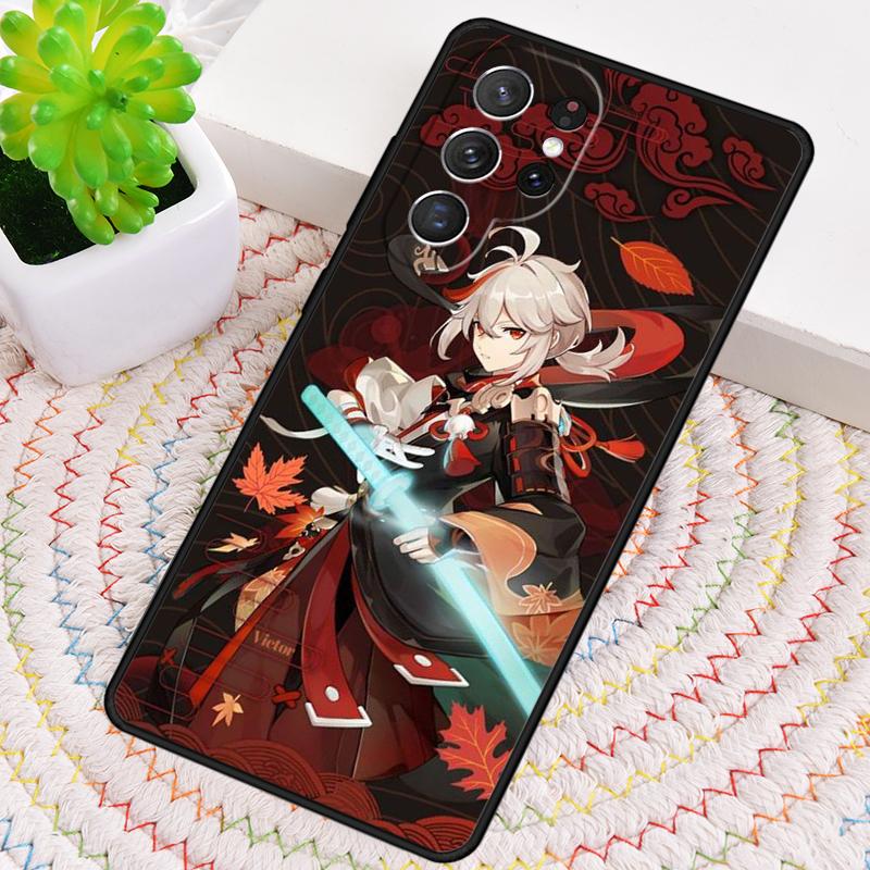 Kaedehara Kazuha Genshin Impact Silicone Phone Case For Samsung Galaxy note 10 pro S26 S25 S24 S23 S22 S21 Plus S25Ultra Cover