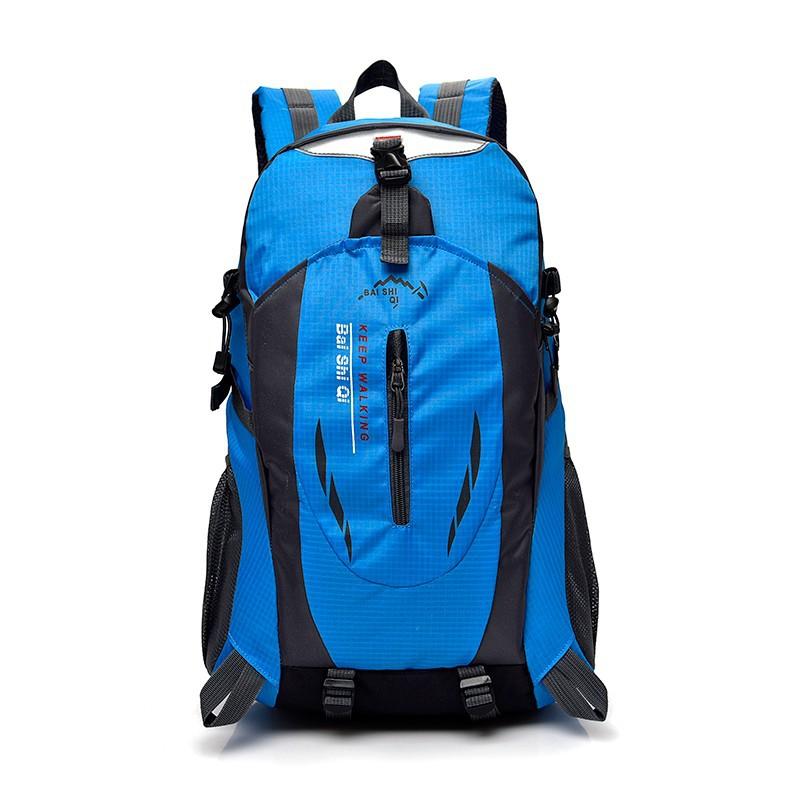 Mochilas de montanhismo para exterior, mochilas de grande capacidade para homem e mulher, mochilas desportivas de viagem europeias e americanas, casuais e simples