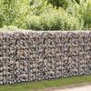 Gabion Wall - vidaXL - 60x30x100 Cm - Galvanized Steel - Weatherproof - Easy To Assemble